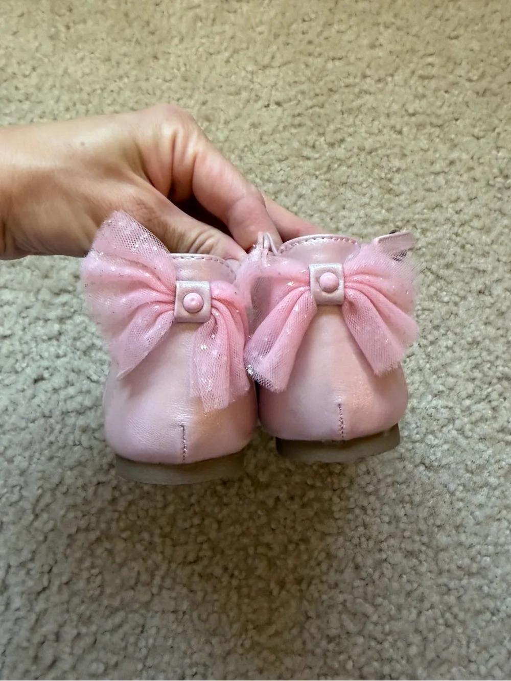 Gymboree Ballet Inspired Shoes with Bow Size 8